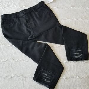 J Brand Ruby Hi Rise Crop Cigarette 31 Black NWT